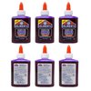 Elmer’s Disappearing Liquid School Glue | Purple Color, Dries Clear, for Kids Arts and Crafts | 4 oz (5 Pack)