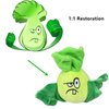 JHESAO 6" PVZ Plush Bonk Choy Toys PVZ 1 2 Stuffed Soft Zombies Doll Chinese Cabbage Plant Toy New
