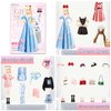 JHGCVX Magnetic Dress Up Paper Dolls for Girls Ages 4-7,Pretty Princess Game Paper Dolls Dress Up Toys,Creating Imaginative Birthday Gifts