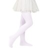 Baby Girls Dance Tights Toddler Footed Ballet Tights Stockings for Girls School Uniform Pants Leggings for Baby Girls White&Pink&Black-3 Pairs 3-6 Years