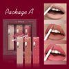 MLSMILE 3Pcs Matte Liquid Lipstick Set Waterproof Makeup Lipstick for Women Lip Stain Tint Longwear Non-Stick Cup Lip Gloss (Set B) (Set A)