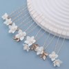 7 Pieces U shaped Vintage Gold Leaf Hair Pins for Women Handmade New Material Polymer Clay Flower Wedding Hair Pins Bridal Accessories Jewelry