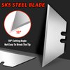 DIYSELF 10 Pack Utility Knife Blades, Box Cutter Blades, Utility Blades, Sk5 Steel Blades for Box Cutter, Sturdy Knife Blades for Razor Blades Utility Knife, Sturdy Knife Blades, Utility Razor Blades