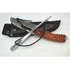 Myerchin Knives W100 Generation 2 Professional Wood Offshore Rigging System Fixed Blade and Marlinspike Fits in Leather Sheath with Leather Lanyard Strap