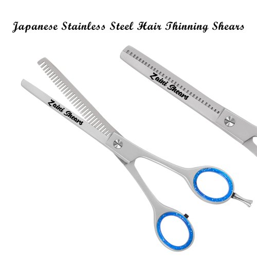 Professional Thinning Scissors Texturizing Teeth Shears for Hairdressing, Salon and Home Use Thinning Shears for Hair Cutting, Japanese Stainless Steel, 6.5 inch, Sand