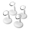 STOBOK White Doll Stand Suppprt: 4pcs Doll Display Holder Action Figures Stand Doll Bracket Doll Rack Doll Accessories, Portable Teddy Bear Stand 15CM