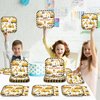 Construction Birthday Party Supplies Construction Theme Decorations Square Truck Construction Disposable Plates Napkins Tableware Set for Boys Kids Construction Birthday Party Favors Serves 24 Guests