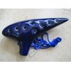 Utopia Ceramic Ocarina Dark Blue Soprano G Key High temperature Kiln Treated good Hardness Endurability