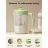 NehNeh Baby Electric Baby Formula Mixing Pitcher, Bi-directional Alternating Stirring | No Air Bubble | No Clumps | No Drip Spout | Spill-free Lid | Infant Formula Pitcher Mixer 36Oz, BPA Free -Green