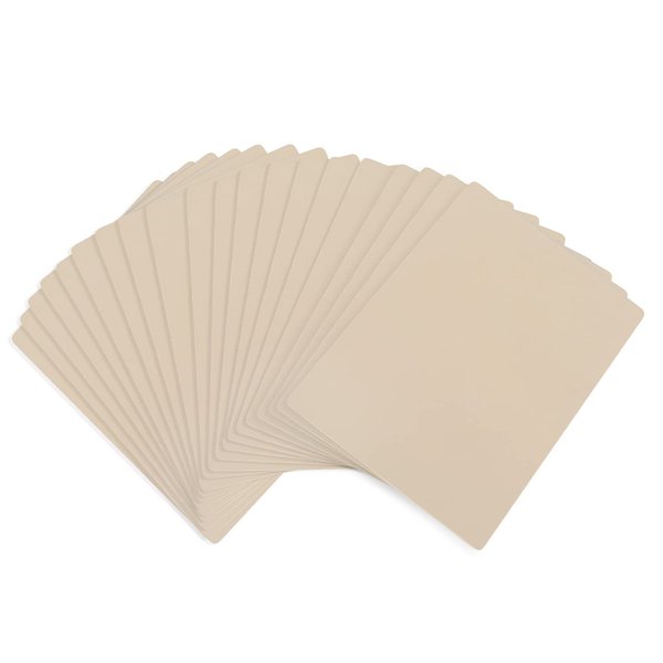 Blank Tattoo Practice Skin,20pcs Tattoo Skin Practice 8'' x 6'' Double Sides Tattoo Skin Microblading Eyebrow Fake Skin for Tattoo for Beginners and Experienced Artists Tattoo Supplies (20 PCS)