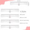 Guapa Eyebrow Shaper Ruler Kit for Beginners – Precision Brow Shaping Tool for Perfectly Aligned Eyebrows – Easy-to-Use DIY Grooming Kit (Eyebrow Template)