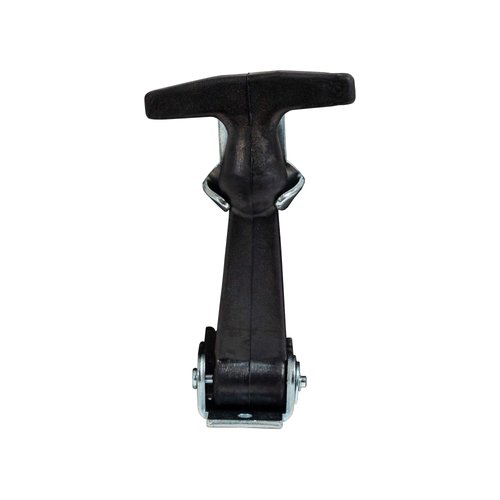 Buyers Products WJ201U 4-7/8" Easy Grip Rubber Hood Catch With U Bracket, Weather Resistant Hold Down, T-Handle Hasp, Draw Latch, Flexible Closure For Vehicle Hood Or Tool Box , Black