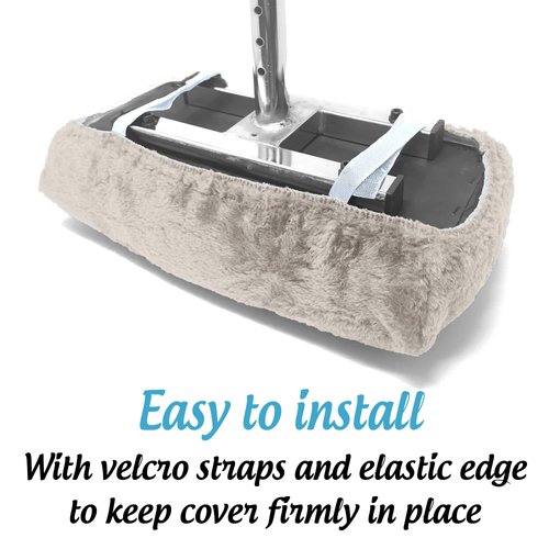 Top Glides DELUXE Universal Knee Walker Pad Cover (Beige)