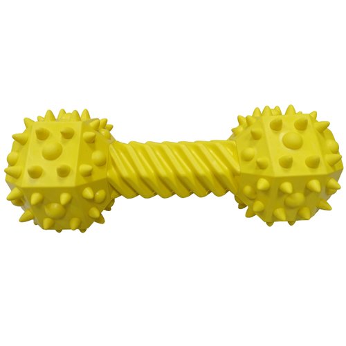 DoggyChewy Rubber Dental Chew Toy (L) Dog Toy, 8&quot;