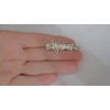 Generic Small silver tone metal leaves alligator hair clip for fine thin hair (Clip quantity: 1 clip)