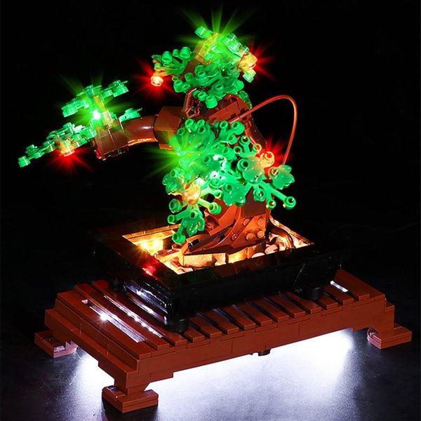 LED Light Kit for Lego 10281 Bonsai Tree Set, Decoration Lights Lighting Kit Compatible with Lego 10281 ( Lights Only, No Lego Models) (Lights for Green Model)