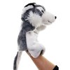 Plush Husky Hand Puppets Dog Stuffed Animals Toys for Imaginative Pretend Play Storytelling