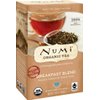 Numi Organic Tea Fair Trade Breakfast Blend - Morning Rise - Full Leaf Black Tea in Teabags, 18-Count Box (Pack of 6)