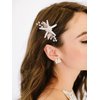 Yean Starfish Wedding Hair Clip Silver Beach Bridal Hair Accessories Pearl SeaShell Hair Piece for Women and Girls