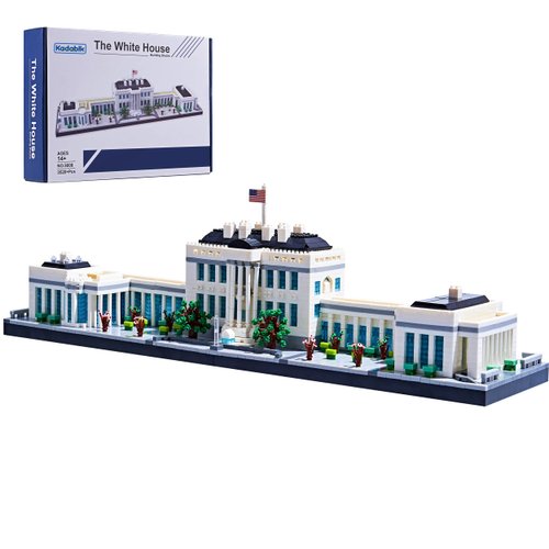 Kadablk Architecture Series Mini Bricks for Adults and Teens,US Capital White House Construction Set,Micro Blocks Set,3520 PCS,Landmark Model