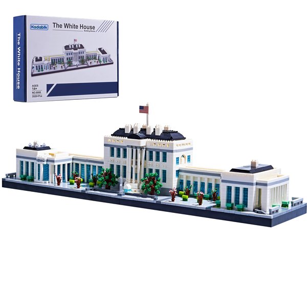 Kadablk Architecture Series Mini Bricks for Adults and Teens,US Capital White House Construction Set,Micro Blocks Set,3520 PCS,Landmark Model