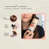 SAUCE BEAUTY Conditioner, Intense Repair Coconut Cream Conditioner (10 Fl Oz) for Dry, Damaged, Frizzy & Curly Hair, Revitalizing Coconut Oil, Banana & Honey, Paraben & Sulfate-Free