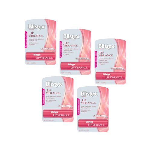 Blistex Lip Vibrance, Lip Protectant 0.13 oz (Pack of 5)