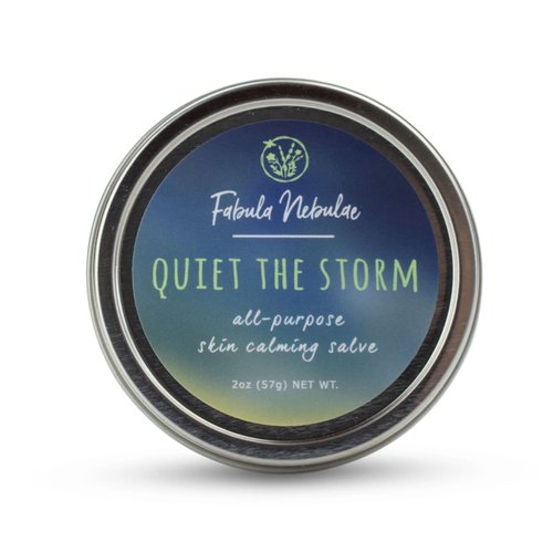 Quiet the Storm Organic Calming Salve and Calendula Ointment, Eczema Cream for Adults and Kids, Natural Hand cream for Sensitive, Dry, or Cracked Skin, Zinc Free Diaper Rash and Skin Repair Salve, 2oz