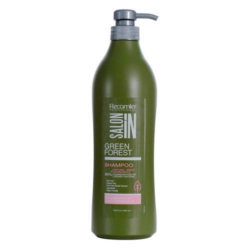 RECAMIER Green Forest Moisturizing Natural Hair Conditioner Salon In Shampoo Hidratante 33.8 OZ