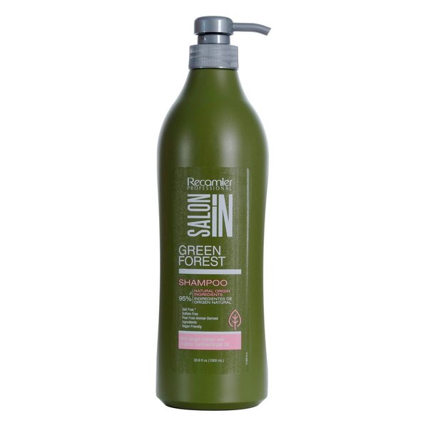 RECAMIER Green Forest Moisturizing Natural Hair Conditioner Salon In Shampoo Hidratante 33.8 OZ