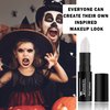 White Lipstick Lip Gloss,Professional Vampire Clown SFX Cosplay Goth Halloween Makeup,White Face Body Paint - White