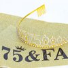 75th Birthday Sash and Tiara for Women, Womens 75th Birthday Gifts, 75th Birthday Sash and Crown Set, Happy 75th Birthday