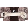 2 Looped Handles 60 inches Physical Therapy Gait Belt and Metal Buckle Beige Color