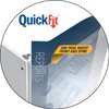 QuickFit View Binder, 3-Ring Binder, Angle D Ring, 2 Inch, Black,87031