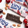 Zing Dark Chocolate Cherry Vegan Protein Bars, Gluten Free with High Protein, High Fiber, Dairy Free Nutrition Bars, Plant Based Protein, Kosher, Low Sugar, No Sugar Alcohols - 12 count