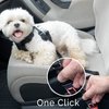 Dog Car Front Seat Cover Pet Bucket Seat Covers Luxury Washable Material Waterproof Nonslip Pet Single Seat Cover for Cars Truck SUV Seatbelt Leash Included