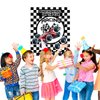 Racing Car Party Games, Pin The Wheel on The Cars Game for Monster Truck Wheels Car Speed Birthday Party Decorations Supplies