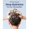 Keranique Hydrating Shampoo for Dry Hair - Deep Hydration Sulfate-Free Shampoo for Dry Damaged Hair with Keratin - Intense Hydrator for Repairing Natural Moisture on Dry, Frizzy, Thin, Damaged Hair