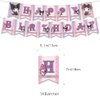 Kitty Friends Birthday Decorations Party Supplies Kawaii Party Favor Include Happy Birthday Banner, Cake Topper, Balloon, Cupcake Toppers, Carton Decorations for Women Teens