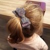 ZOONAI 5 Inch Baby Girl Glitter Hair Bows Boutique Hair Clip Teens Toddlers Glitter Sequins Hairpin Headwear