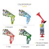Handheld Horns, Soccer Air Horn Hand Push Pump Children Party Noisemaker Cheer-leading Fans Horn Trumpet 2pcs, with 10pcs Inflatable Fireworks Guns, Party Toys Confetti Fireworks