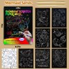 BAOXUE Scratch Art for Kids, Rainbow Scratch Paper Art Set, Scratch Coloring Book,Arts and Crafts for Kids Ages 4-8 Girls Boys,Christmas Crafts,Stocking Stuffers for Kids
