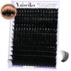 Fluffy Lash Clusters 300D Thick Long 12-25mm Volume Cluster Eyelash Extensions 224Pcs Wispy Individual Lashes D Curl Waterproof Eyelash Clusters Soft False Eyelashes DIY at Home, by Yaiseiko