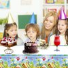 Fuyhiuous 2Pcs Pikmin Tablecloth Disposable Tablecover Birthday Party Supplies and Decorations for Kid Boy Baby Shower Rectangle Tables 70"X42",2 Pack