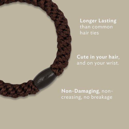 L. Erickson Grab & Go Pony Tube - Sedona - 15 Pack Ponytail Holder Hair Ties