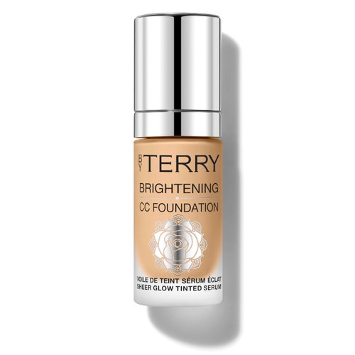 By Terry Brightening CC Foundation, Hydrating Serum Foundation, Ultra-Sheer Finish, Vegan & Cruelty-Free, 5W, Medium Tan Warm