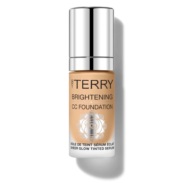 By Terry Brightening CC Foundation, Hydrating Serum Foundation, Ultra-Sheer Finish, Vegan & Cruelty-Free, 5W, Medium Tan Warm