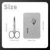 BEZOX Nail Scissors with Sharp Curved Blade - Nail Maintenance Toenail and Fingernail Scissor with Ergonomic Design for Men & Women