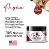 Difeel Essentials Deep Nourishing Argan Hair Mask 8 oz. - Deep Conditioning Hair Treatment Mask, Dry Hair Treatment Mask made with 100% Essential Oils