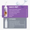 HICC PET Dog Ear Cleaner - Dog Ear Inflammation Therapy with 0.012% Hypochlorous Acid for Itch Relief, Soothe Ear Inflammation, Removes Wax, Odor, with 30 Cotton Swabs, 4 Fl oz